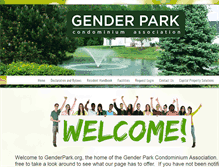 Tablet Screenshot of genderpark.org